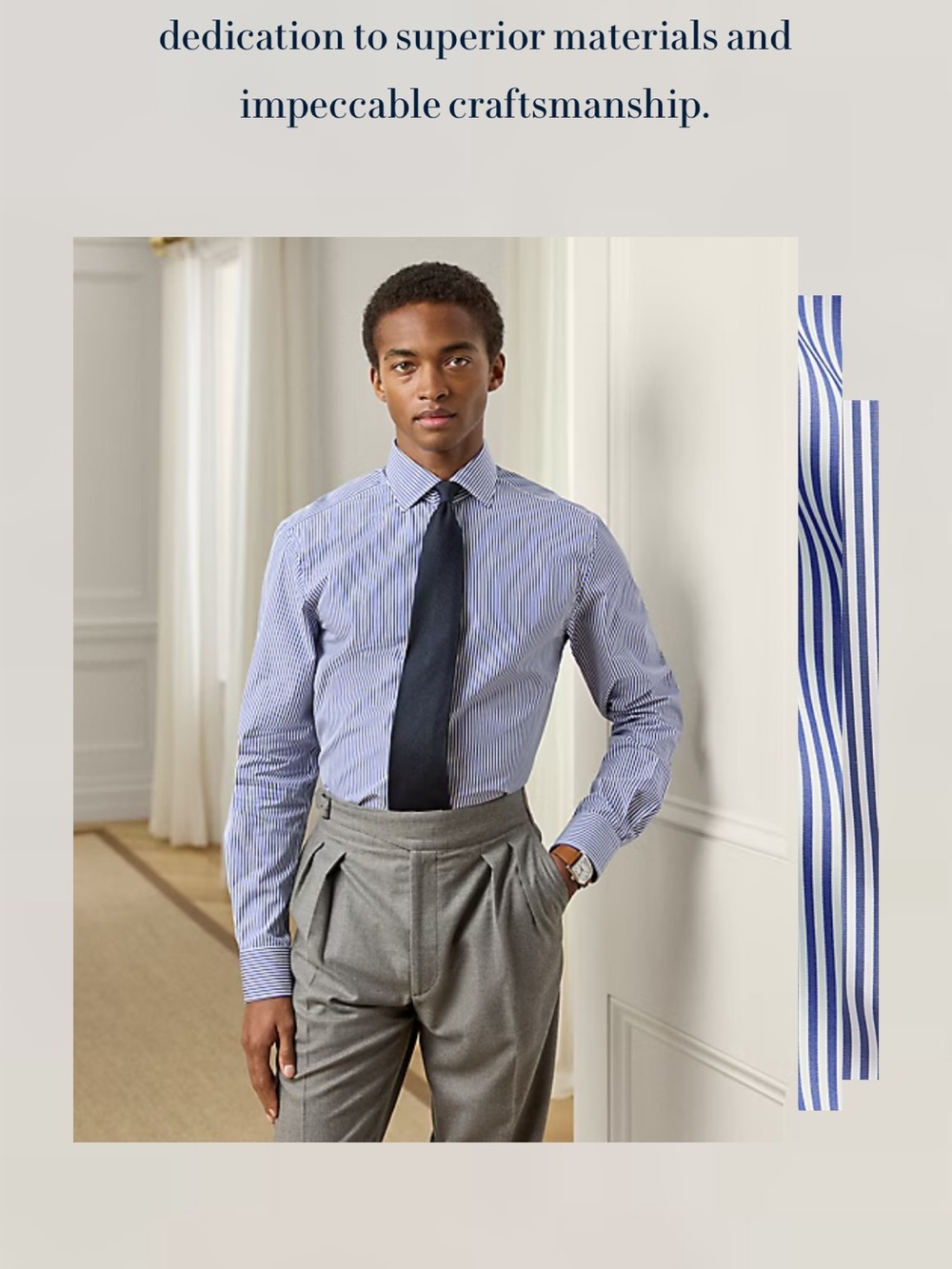 Ralph Lauren Purple Label Bengal-Stripe Shirt